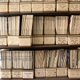 science journals on shelf